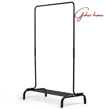 Single clothing stand in black