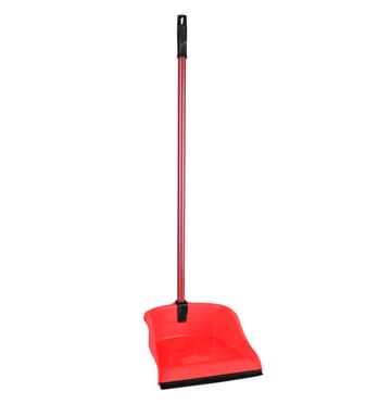 Green Bulldozer dustpan with metal handle