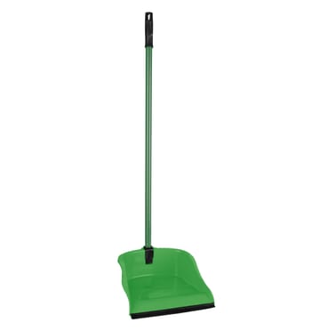 Blue Bulldozer dustpan with metal handle