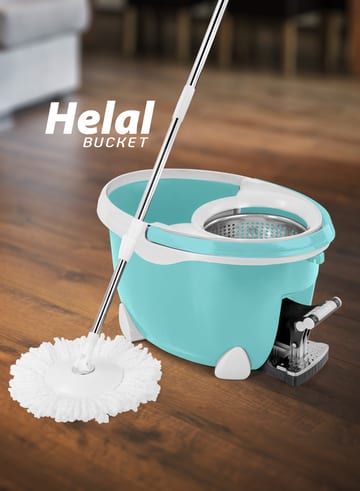Magico spin mop cleaning bucket system