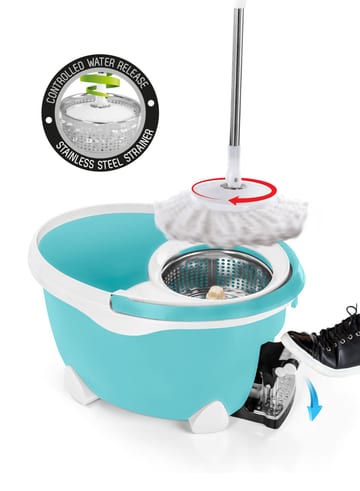 Magico spin mop cleaning bucket system