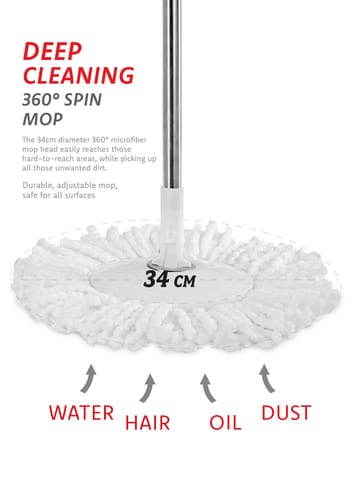 Magico spin mop cleaning bucket system