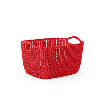 Small black palm bread basket