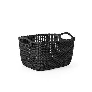Small red palm bread basket