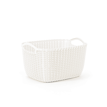 Small rose palm bread basket