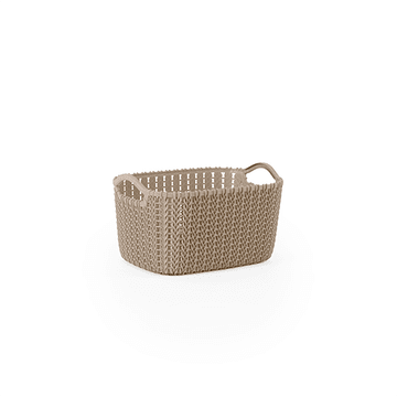 Large baby blue palm bread basket
