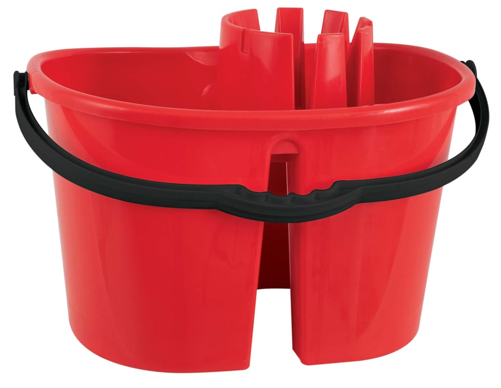 Pro Twins mop bucket with mop head