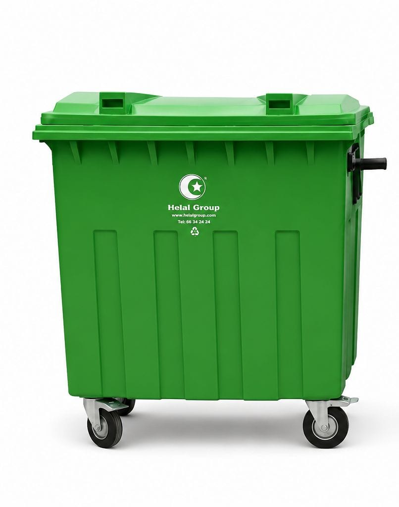1200 litre wheeled garbage bin