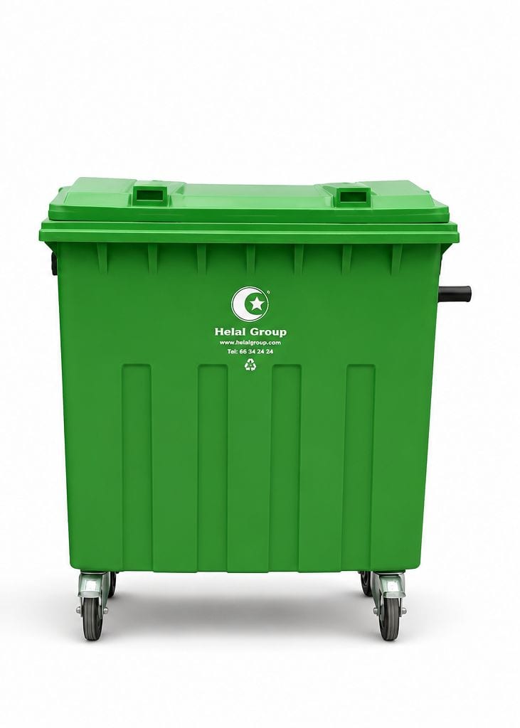 770 litre wheeled garbage bin